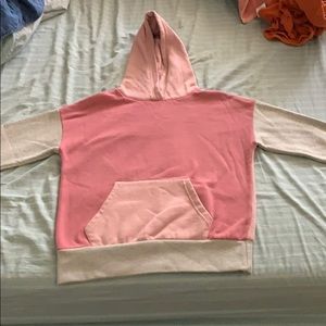Mauve and Grey Junior Hoodie